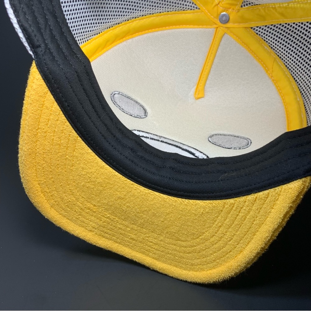 Gudetama Big Face Lazy Egg Trucker Hat Spencer's High Crown Snapback Cap - Picture 7 of 9